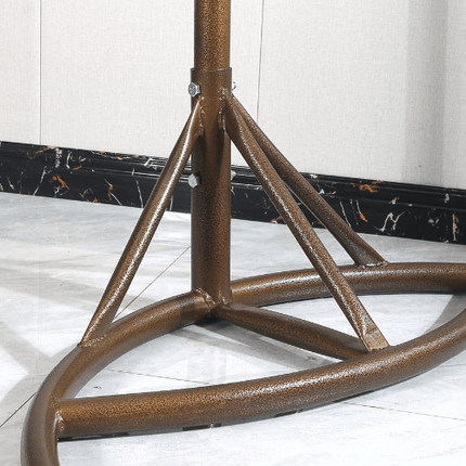 Egg Chair Single seat - Brown Basket & Red Cushion