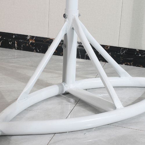 Egg Chair Hanging - White Basket & Brown Cushion