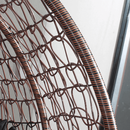 Egg Chair Hanging-  Brown Basket & Brown Cushion