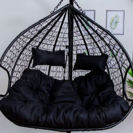 Black Cushion for Double Seater Hanging Egg Chair