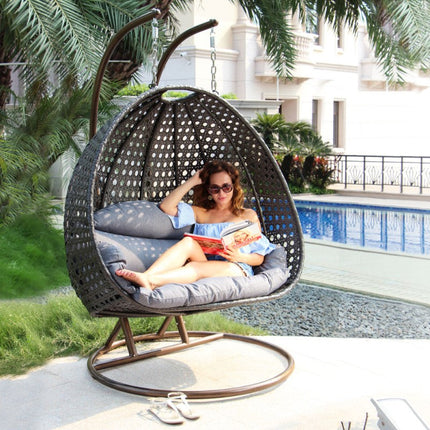 Double Seater Hanging Egg Chairs - Supreme Model