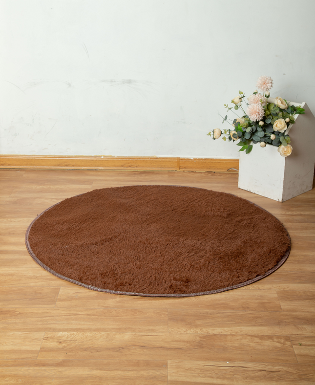 Egg chair mat - Brown